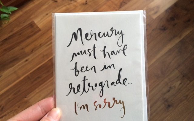 Mercury Retrograde