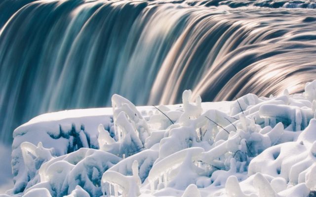 Niagara Falls in the winter