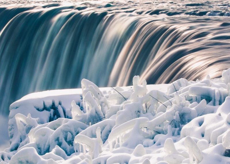 Niagara Falls in the winter